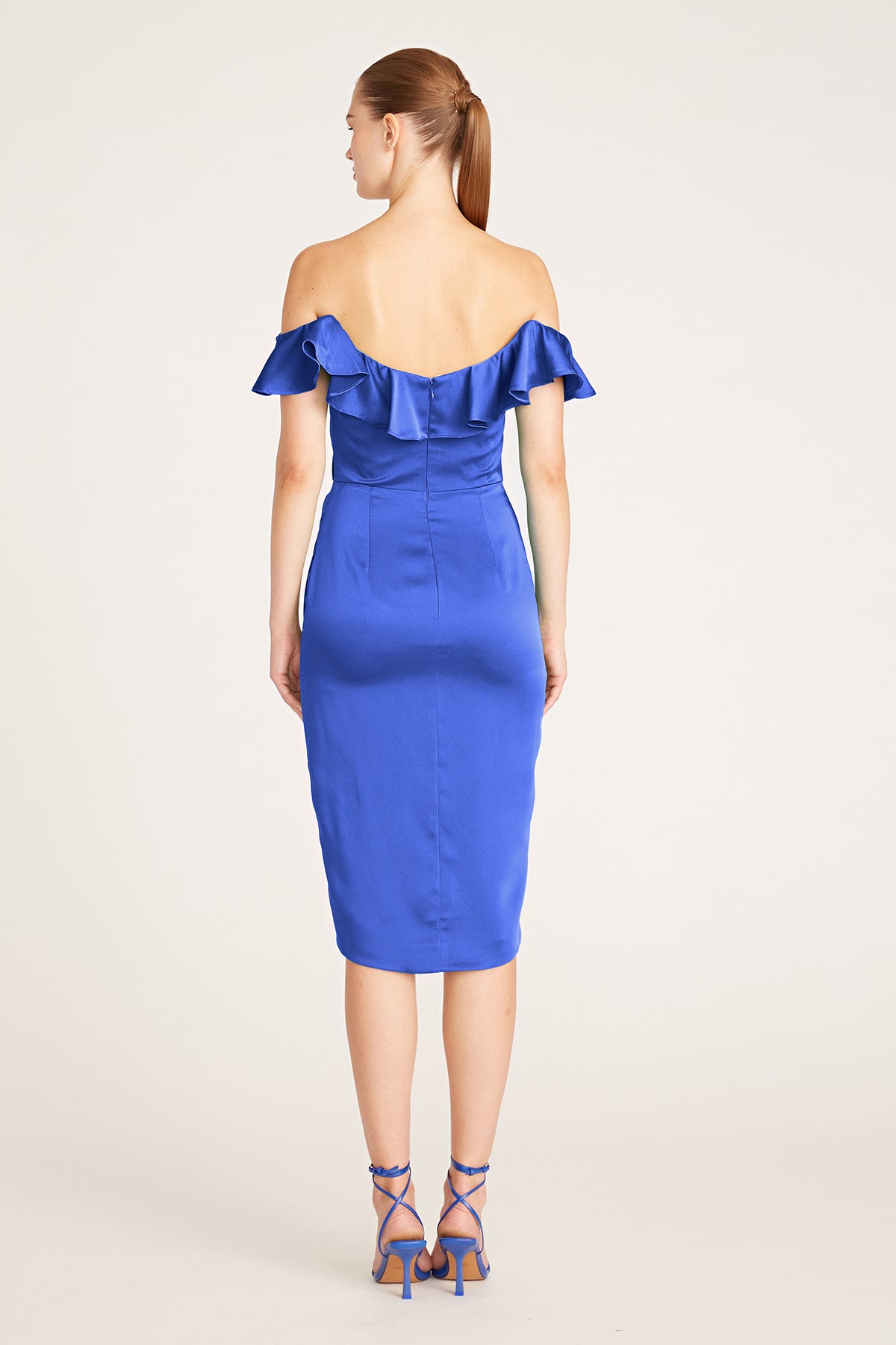 Odessa Strapless Ruffle Dress