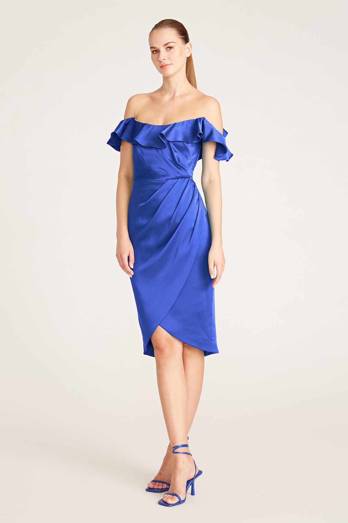 Odessa Strapless Ruffle Dress