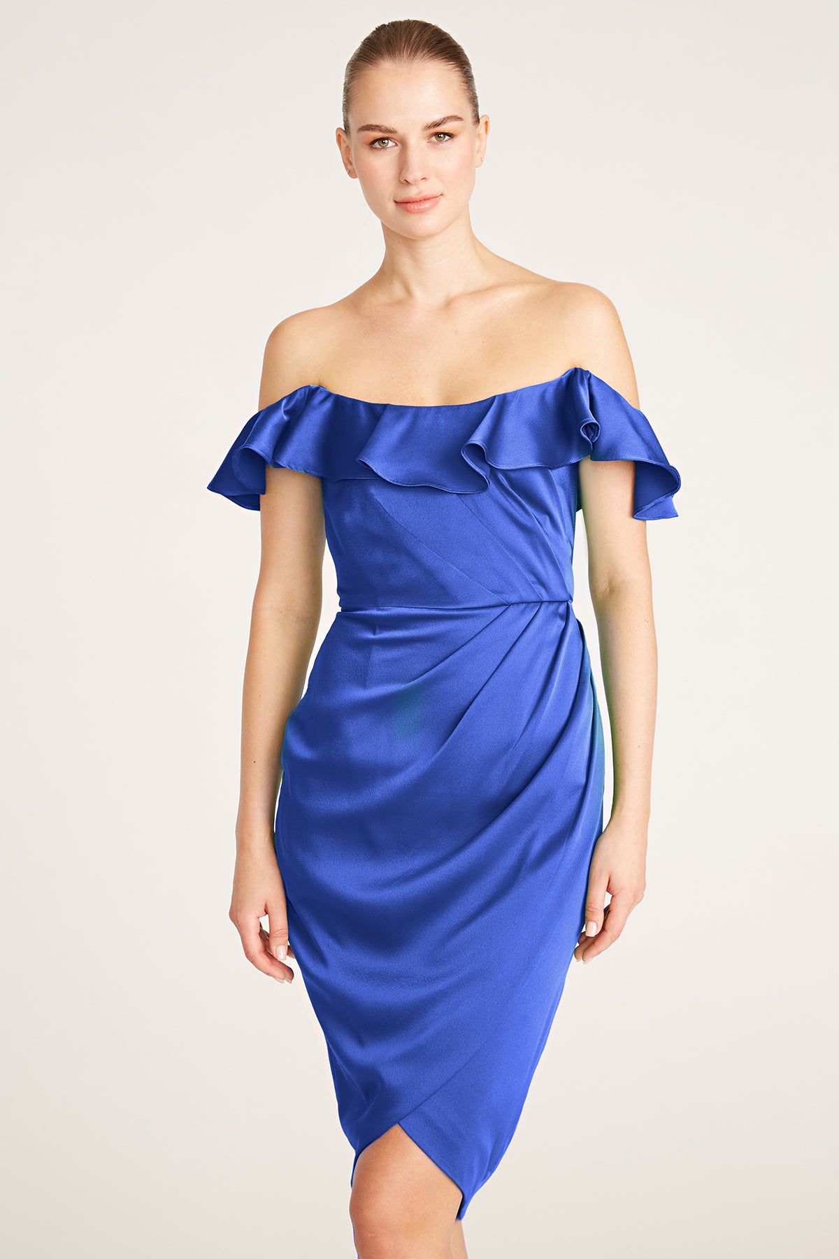 Odessa Strapless Ruffle Dress