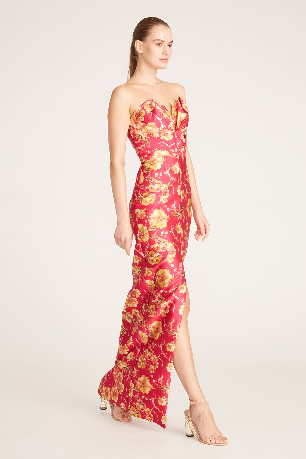Ariellah Strapless Mikado Gown