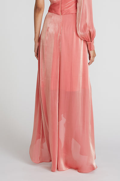 Bianca Ruffle Wrap Midi Skirt