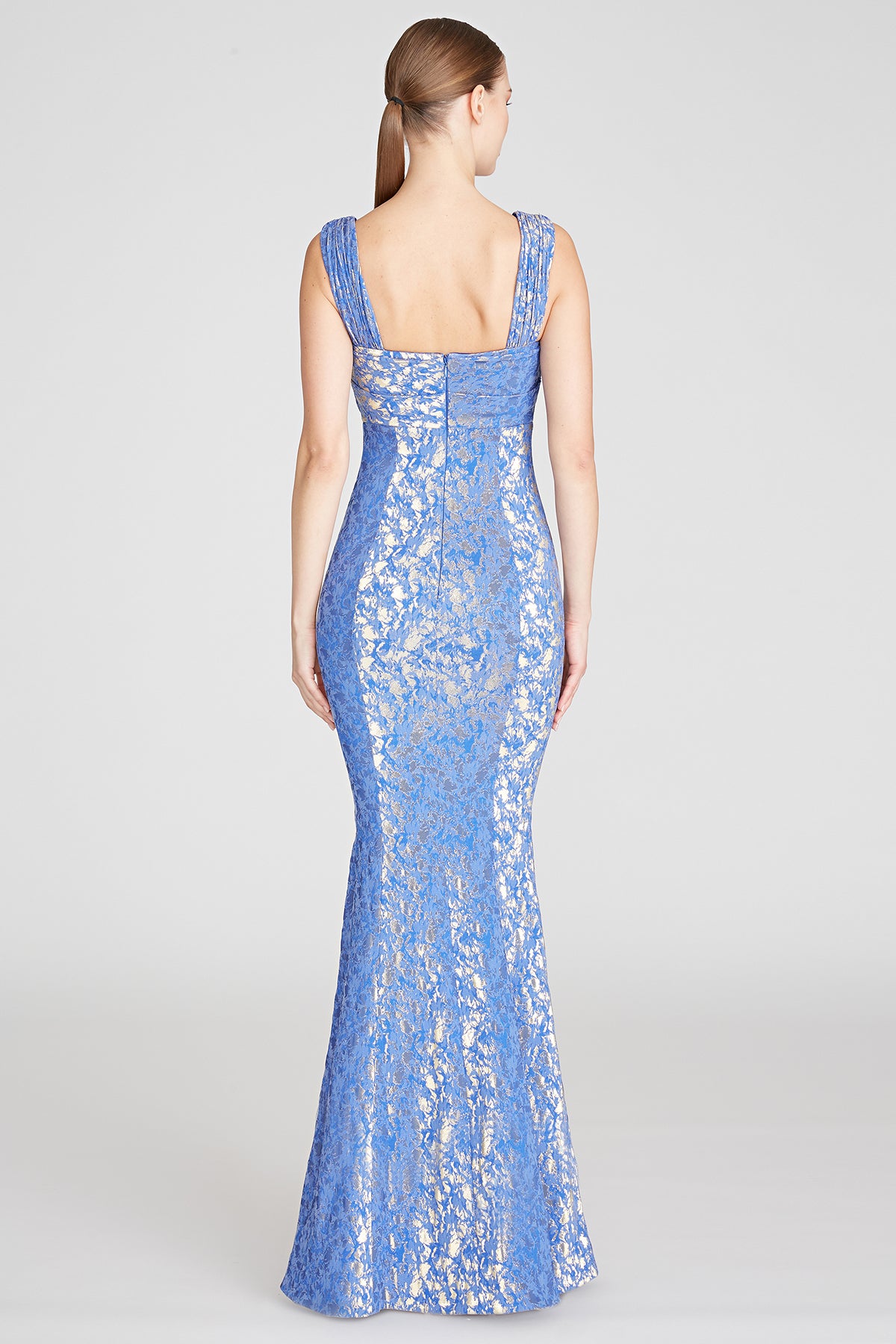 June Stretch Jacquard Gown